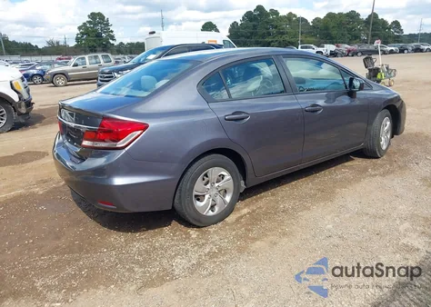 2014 Honda Civic Lx from USA, damaged, VIN 19XFB2F53EE026819